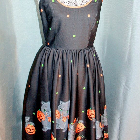 Sourpuss Feline Spooky Sweets Dress - Picture 3 of 4